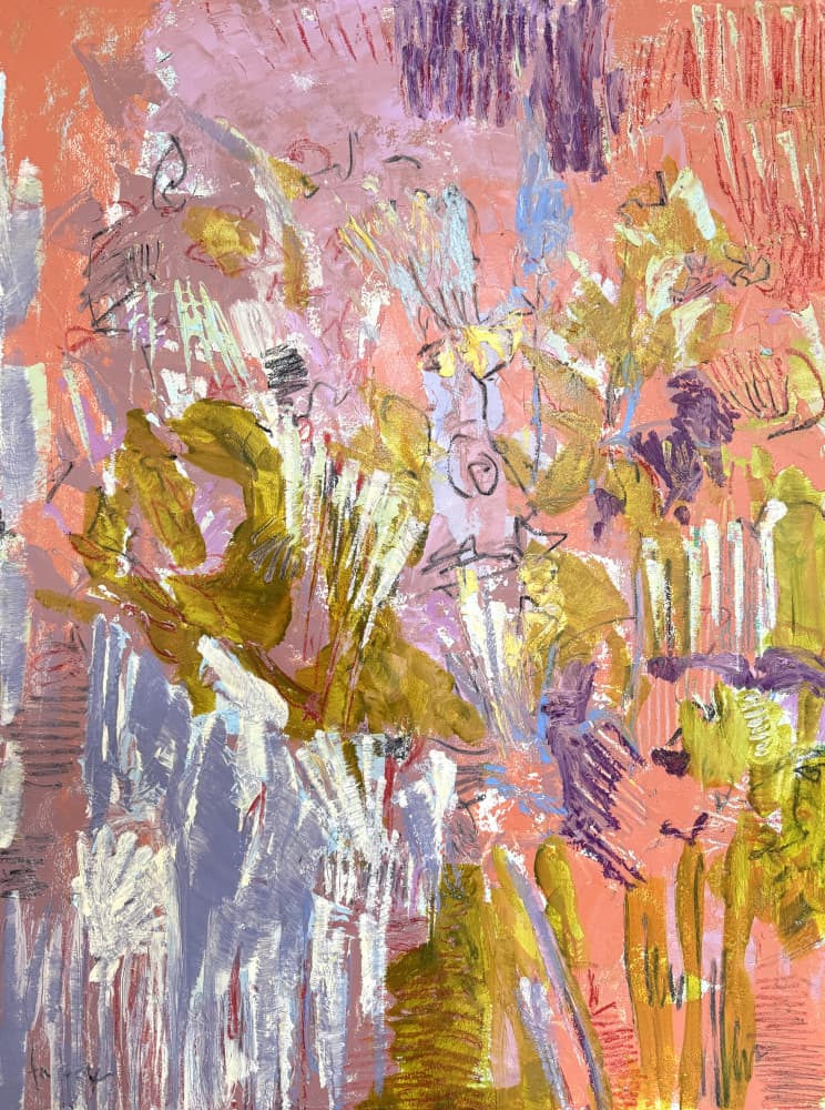 Peach Gold Radiance by Dorothy Fagan — canvas wall art