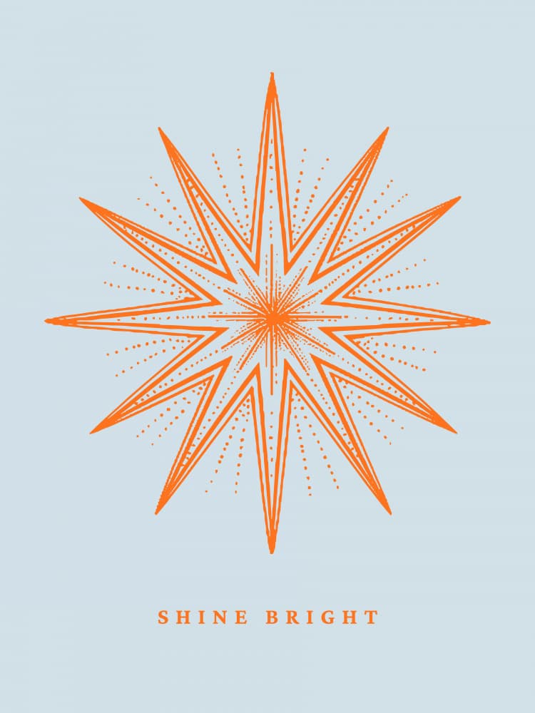 Shining Bright Star by Ohkimiko — canvas wall art