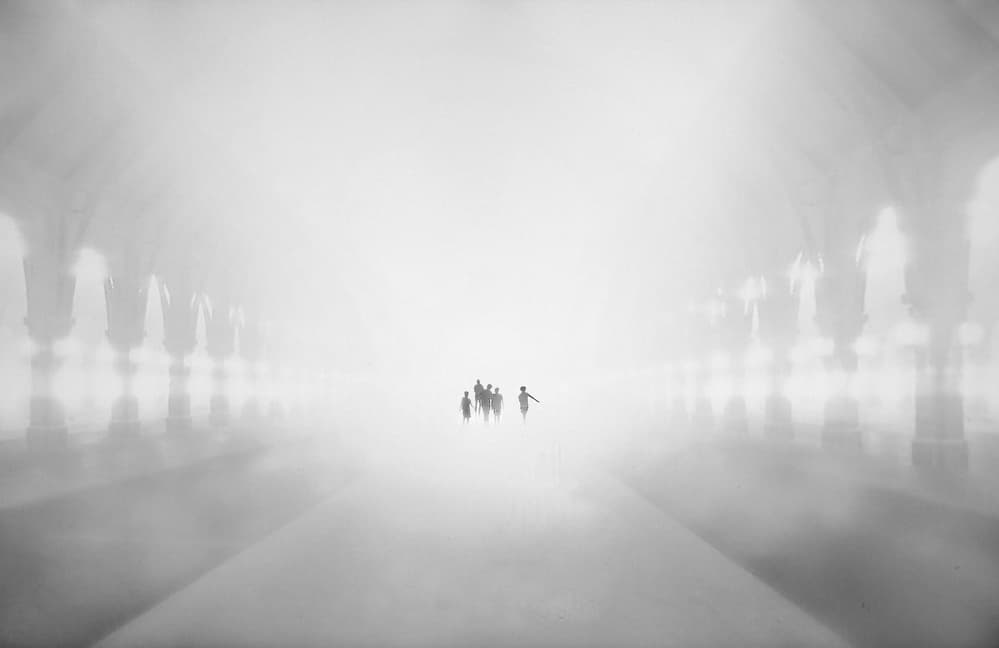 Misty Path Journey by Huib Limberg — canvas wall art