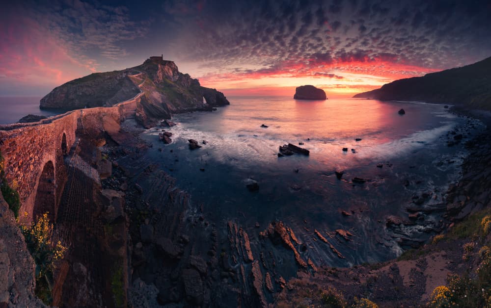 Gaztelugatxe by Karol Nienartowicz — canvas wall art
