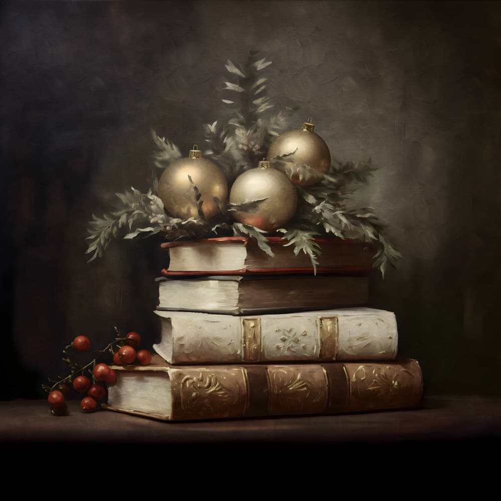 Festive Still Life by Emel Tunaboylu — canvas wall art