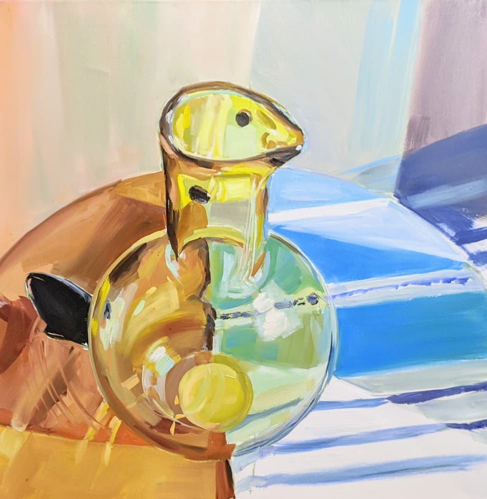 Duck Vase by Jenny Westenhofer — canvas wall art