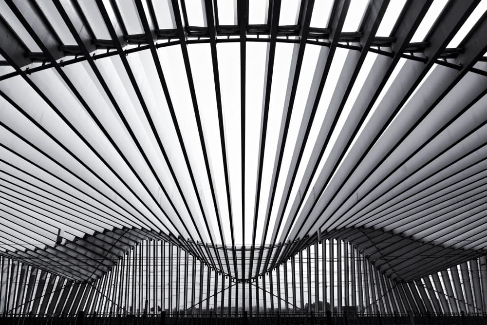 Modern Architectural Lines by Roland Weber — canvas wall art