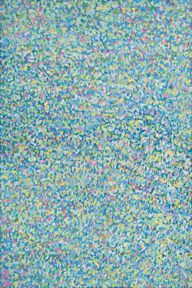 Soft Pastel Confetti by Helen Joynson — canvas wall art
