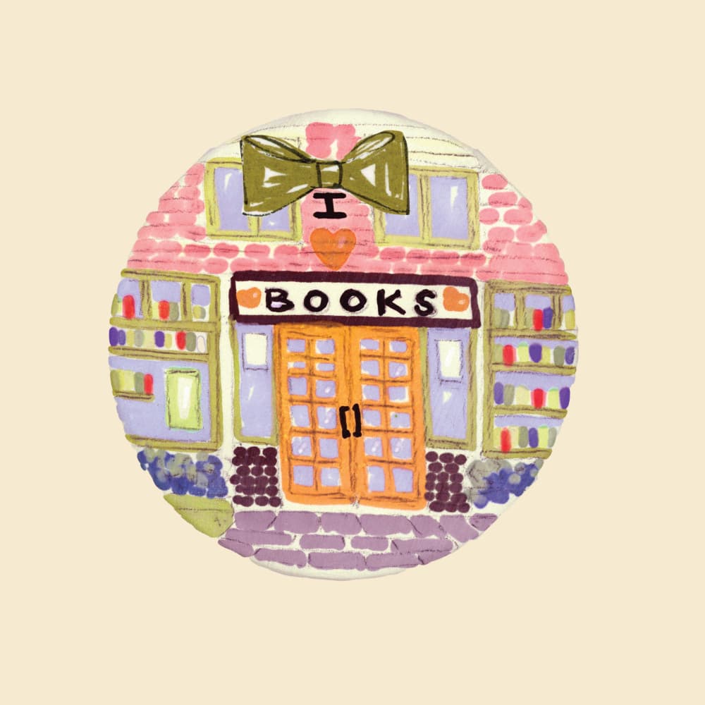 Whimsical Book Shop by Breanna Megan Studio — canvas wall art