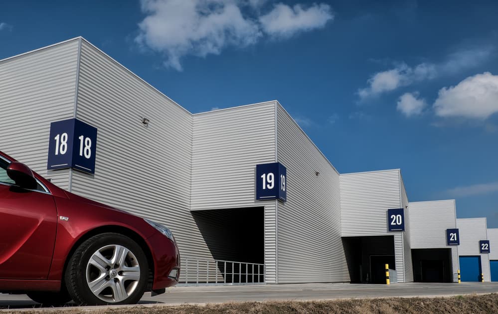 Numbered Loading Bays by Lus Joosten — canvas wall art