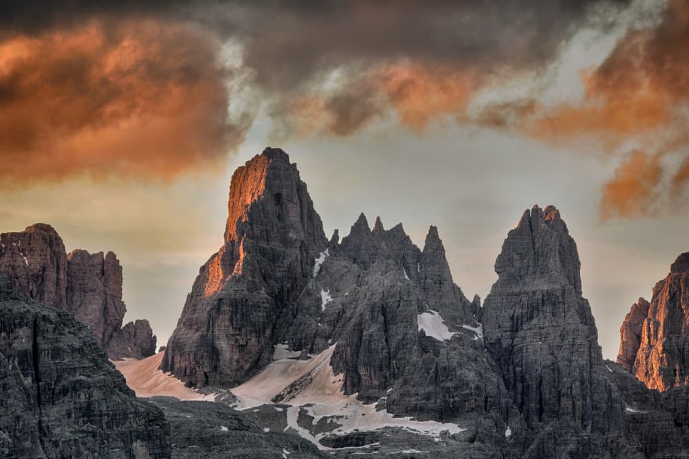 Majestic Mountain Glow by Paolo Bolla — canvas wall art
