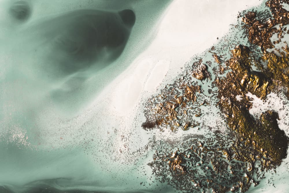 Abstract Coastal - On the Rocks by Petra Meikle de Vlas — canvas wall art