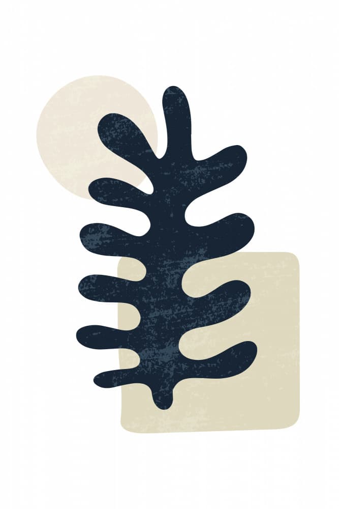 Organic Abstract Shapes by jay stanley — canvas wall art
