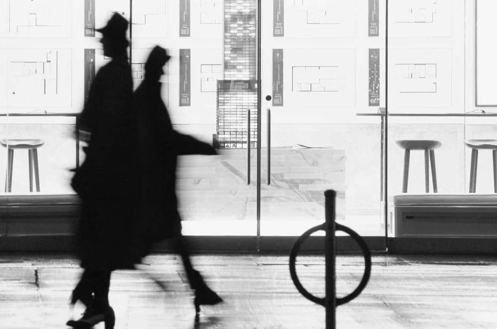 Silhouettes in Motion by Jian Wang — canvas wall art
