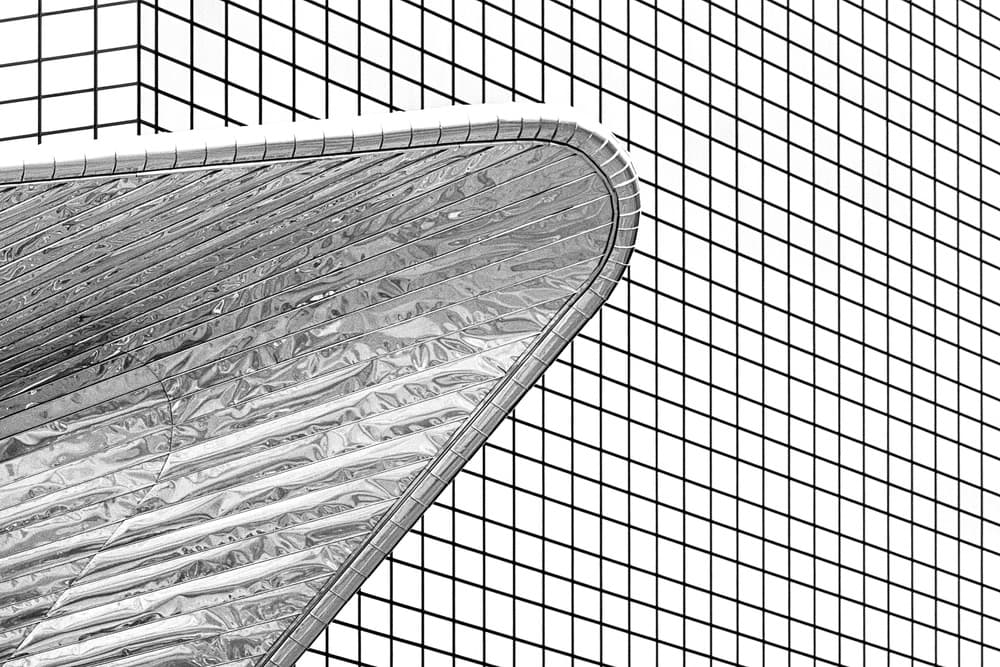 Modern Grid Reflection by Hans-Wolfgang Hawerkamp — canvas wall art