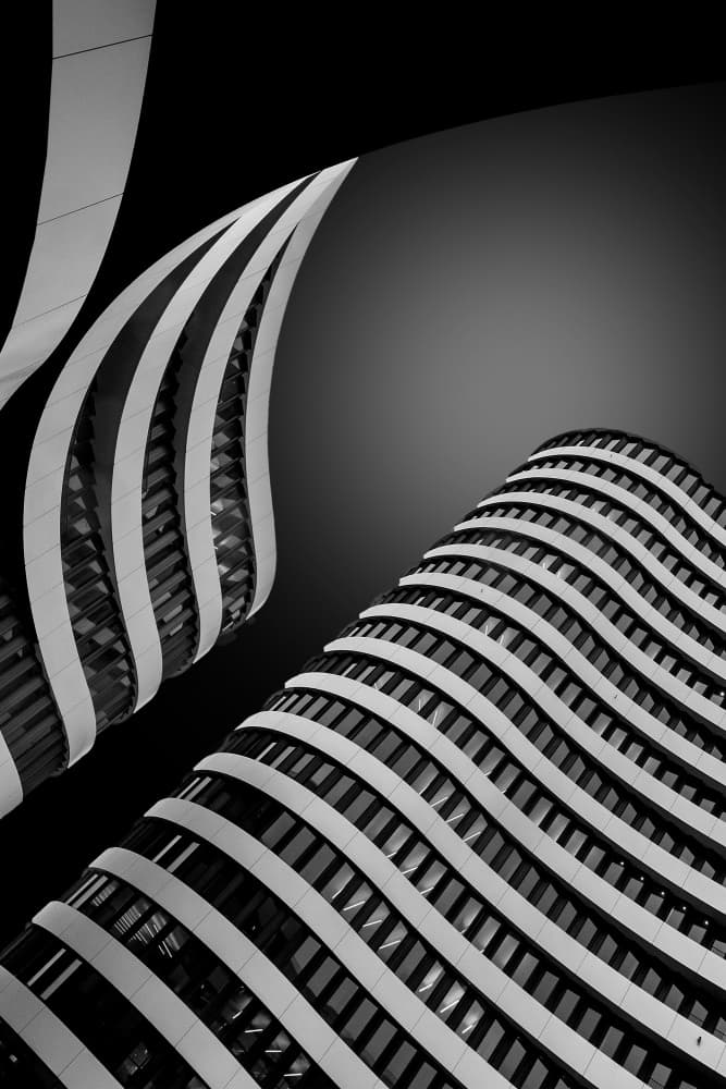 Sleek Urban Curves by Wilma Wijers Smeets — canvas wall art