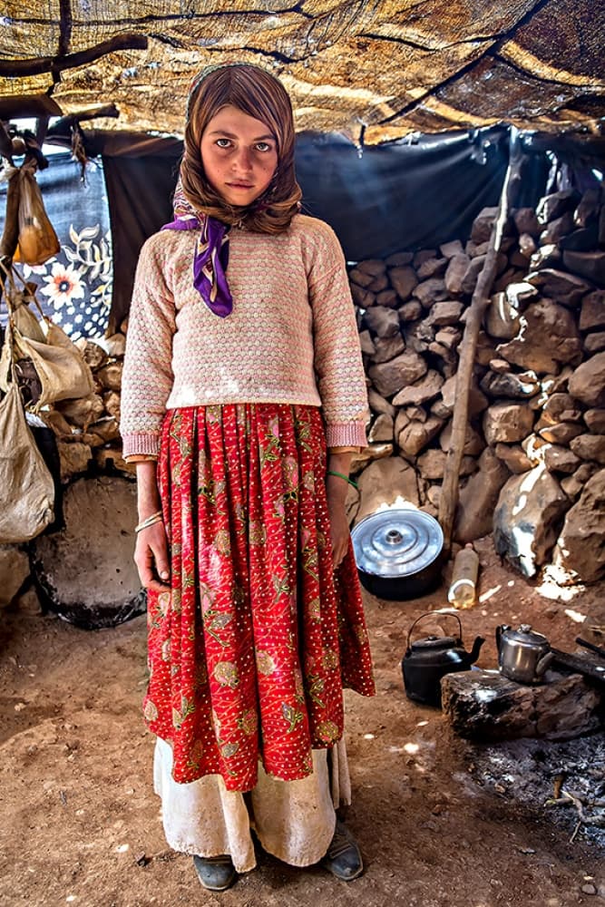 Young Girl In Humble Home by Mohammadreza Momeni — canvas wall art