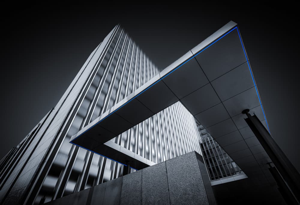 Sleek Urban Lines by Roland M Schwerdtfeger — canvas wall art