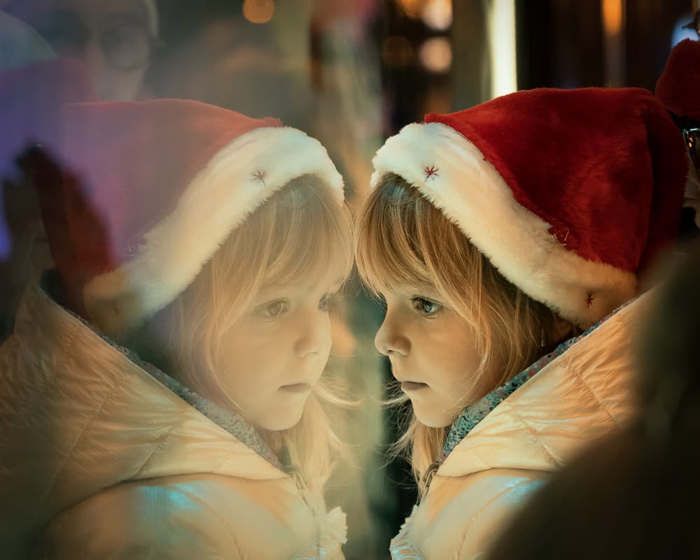 Christmas Window Dream by Michel Romaggi — canvas wall art