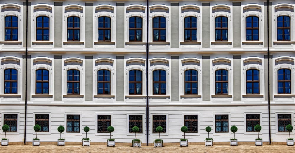 Classical Building Facade by Miro Susta — canvas wall art