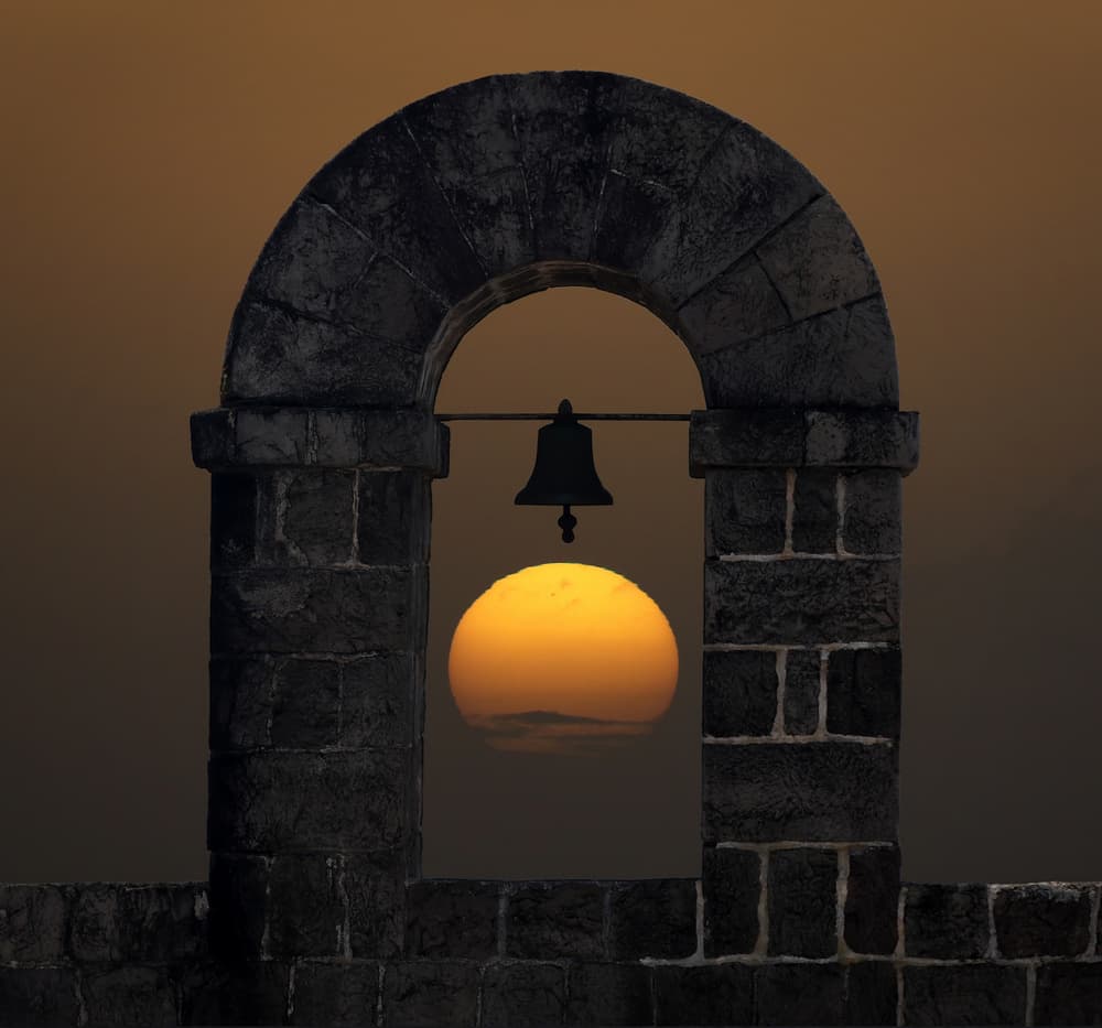 Twilight Bell Arch by Hans-Wolfgang Hawerkamp — canvas wall art
