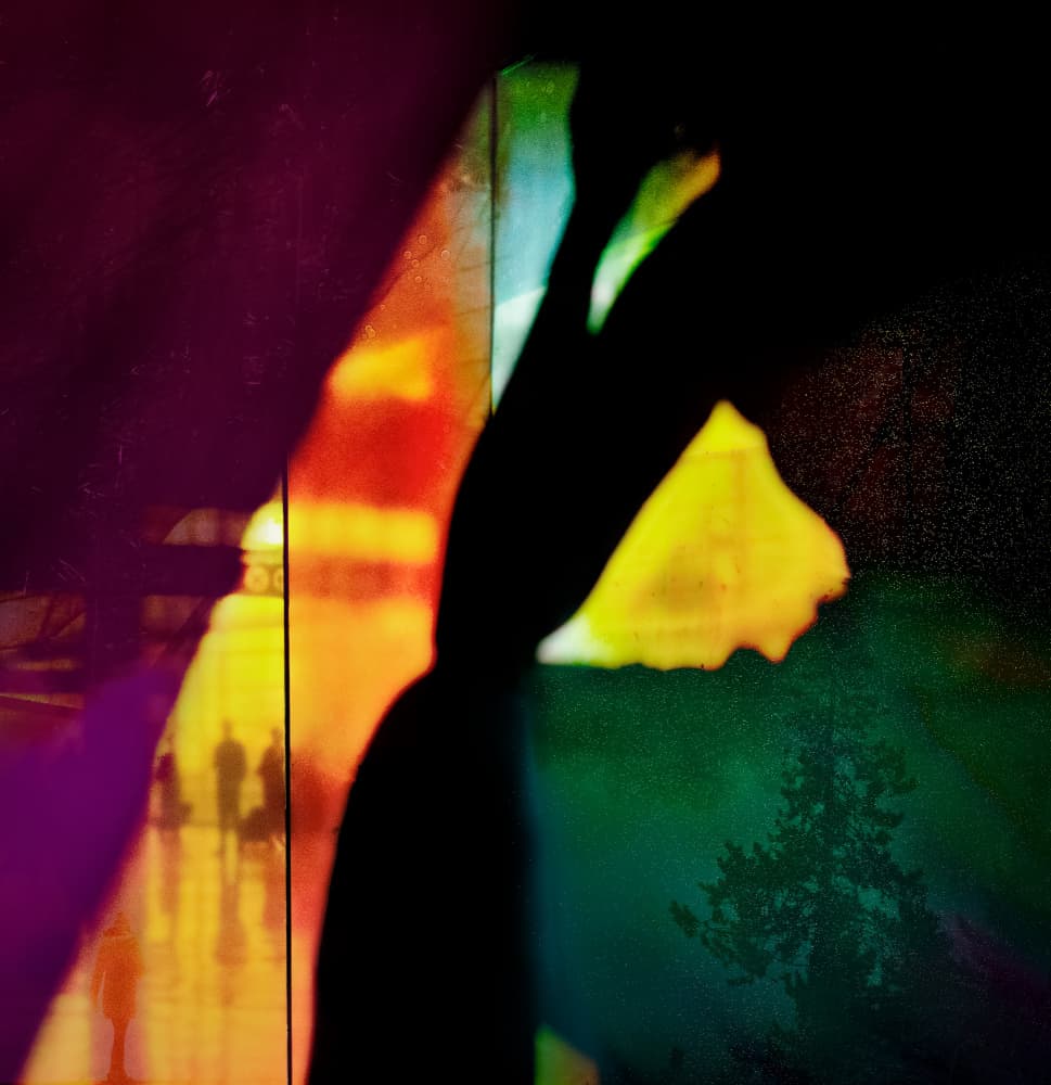 Vibrant City Silhouettes by Shenshen Dou — canvas wall art