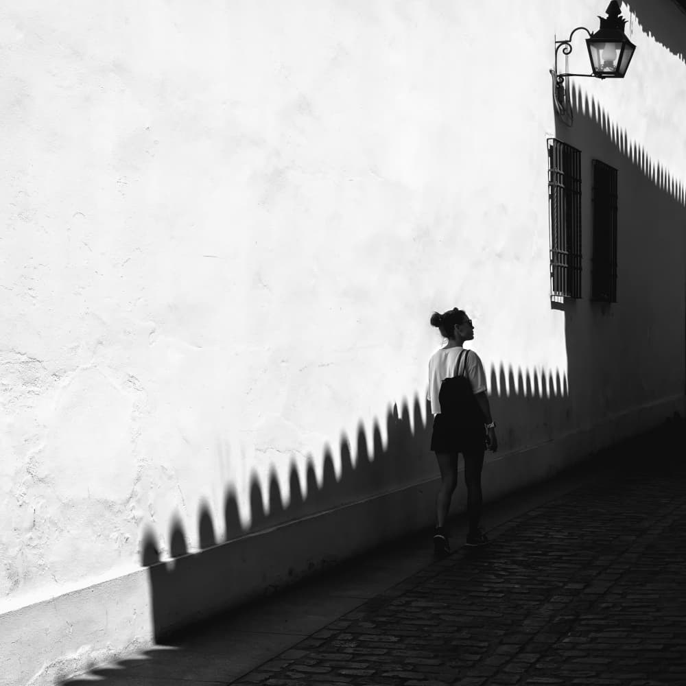 Woman in Dramatic Light by Michel Groleau — canvas wall art