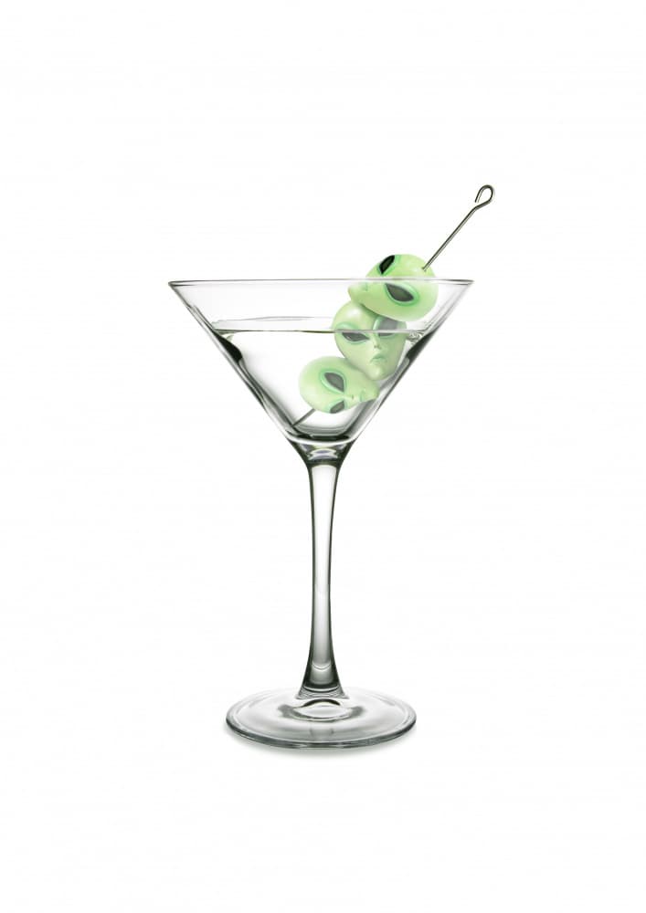 Alien Martini Cocktail by Artem Pozdniakov — canvas wall art