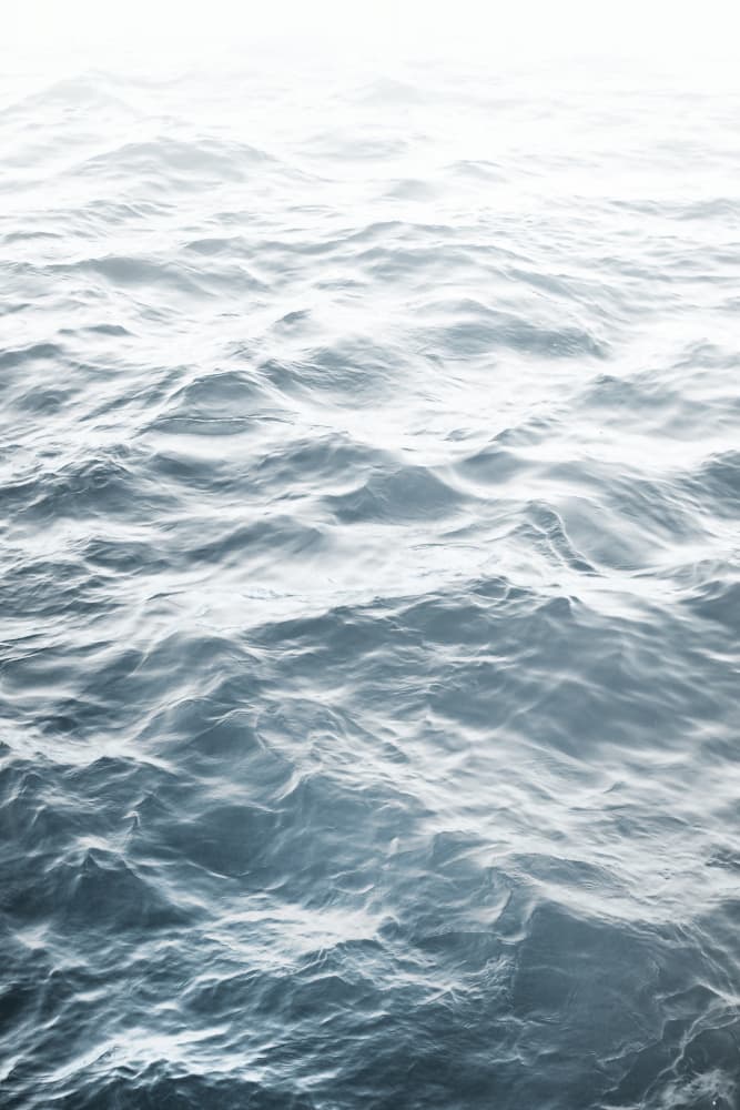 Abstract Blue Ocean by amini54 — canvas wall art