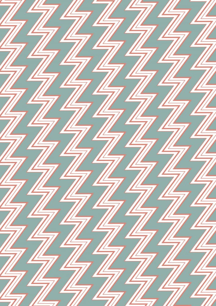 Serene Zigzag Pattern by kathrinmay — canvas wall art