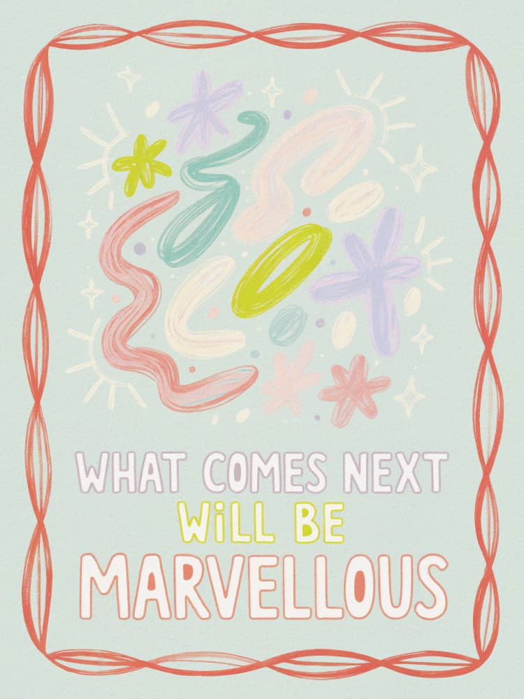 Uplifting Marvellous Message by Andreas Magnusson — canvas wall art