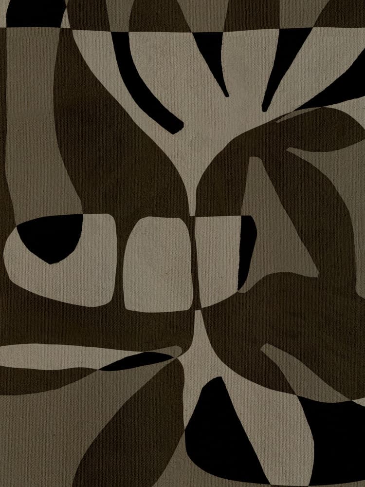Contour 2 by Shatha Al Dafai — canvas wall art