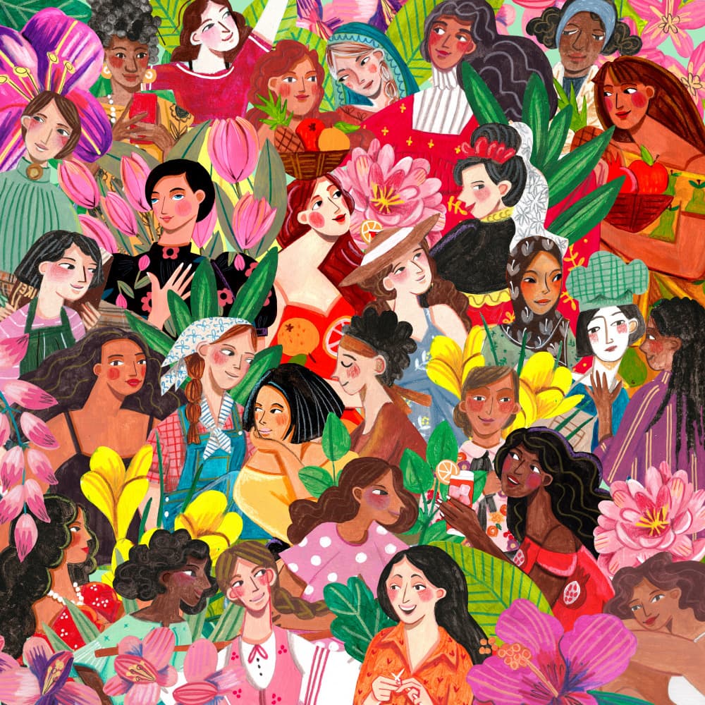 Women by Caroline Bonne Müller — canvas wall art