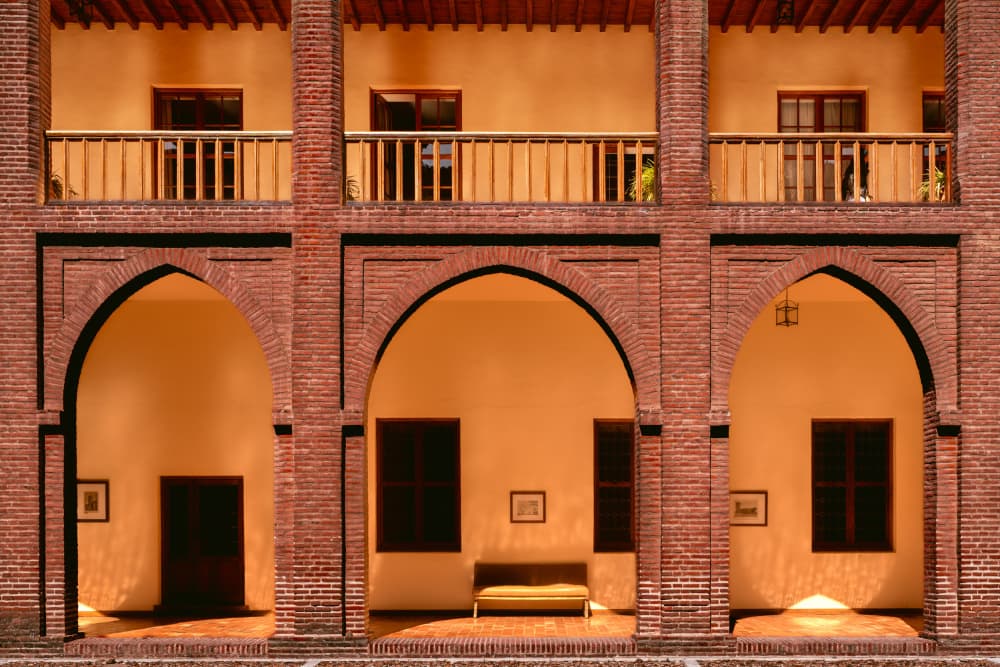 Historic Brick Arches by Aimee Giles — canvas wall art