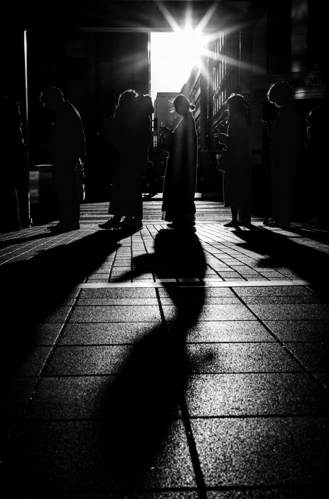 Dramatic Urban Silhouettes by Kenichiro Tsukada — canvas wall art