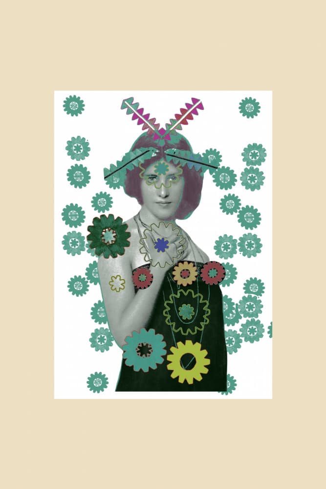 Surreal Gear Portrait by casa cartissi — canvas wall art