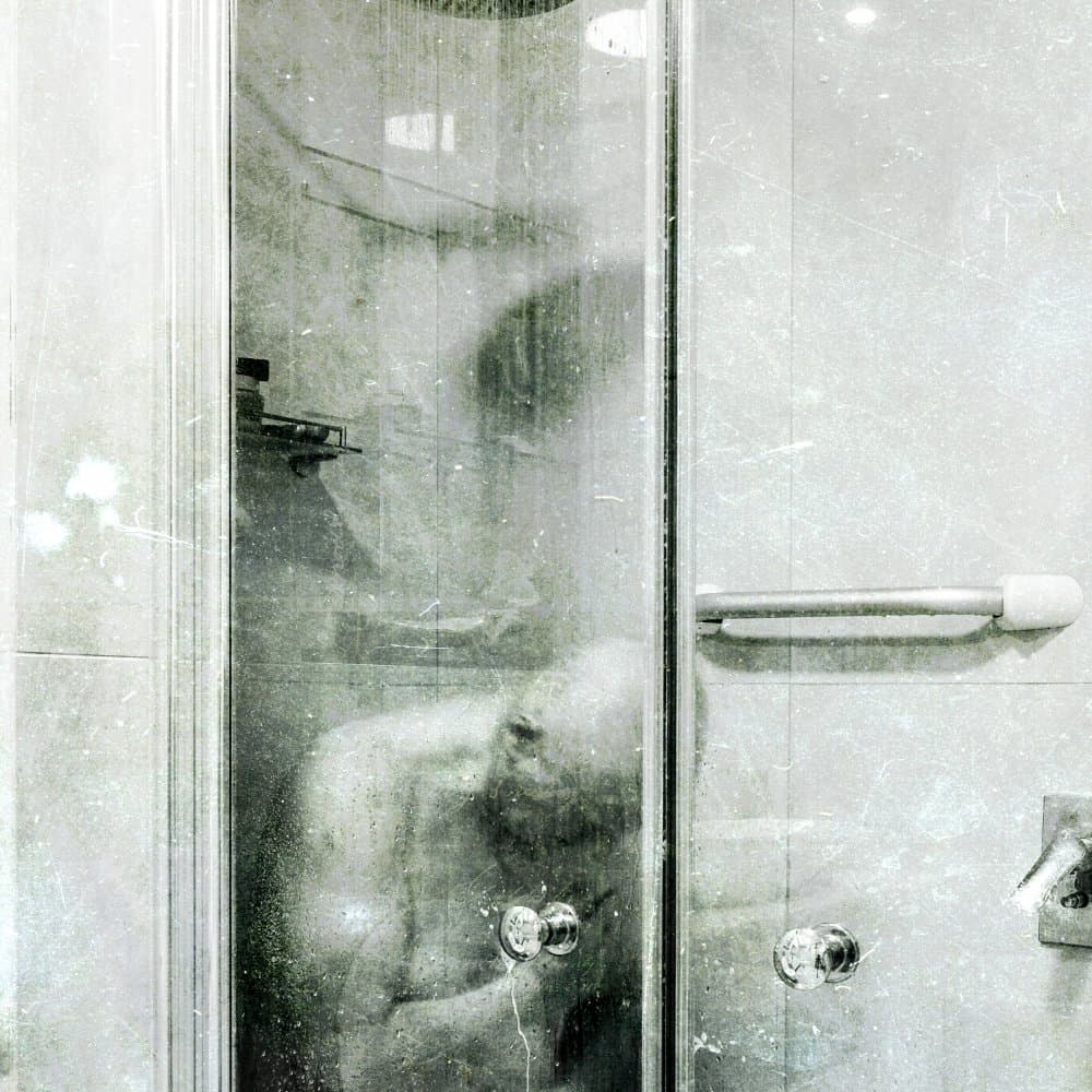 Man In Steamy Shower by Dov Fuchs — canvas wall art