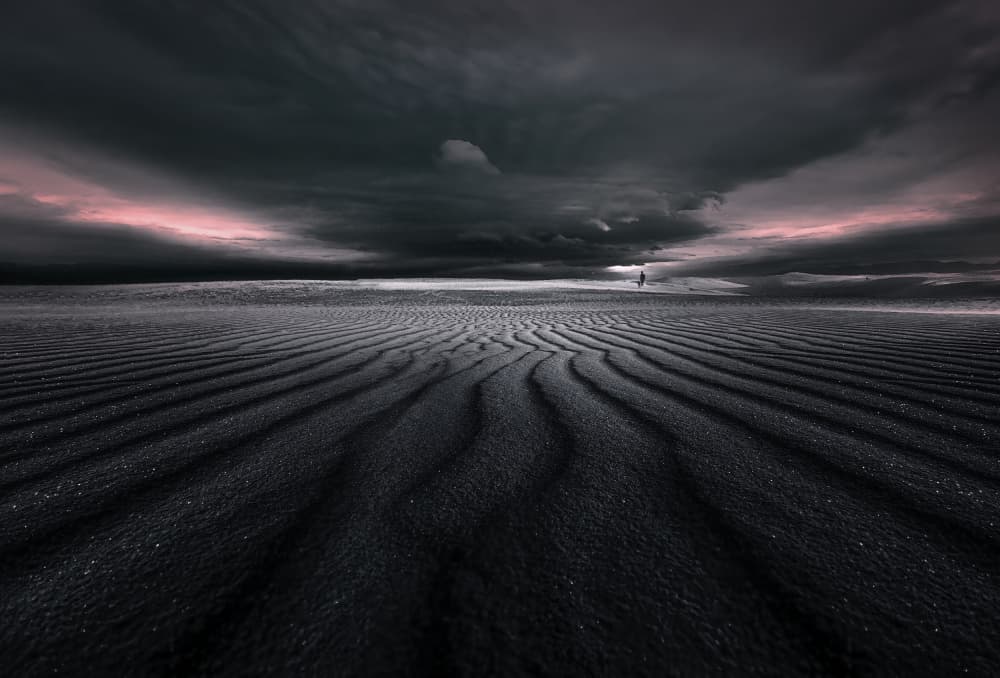 Dramatic Dune Horizon by Larry Deng APA — canvas wall art
