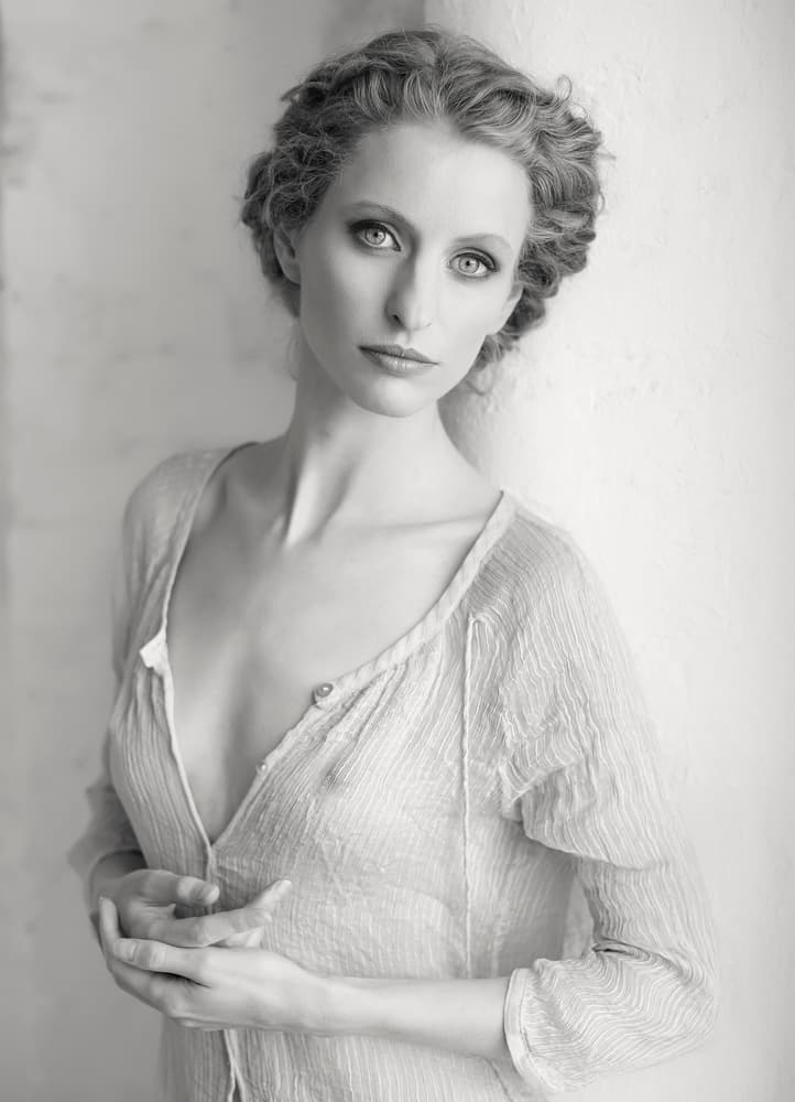 Serene Female Portrait by Catchlight Studio — canvas wall art
