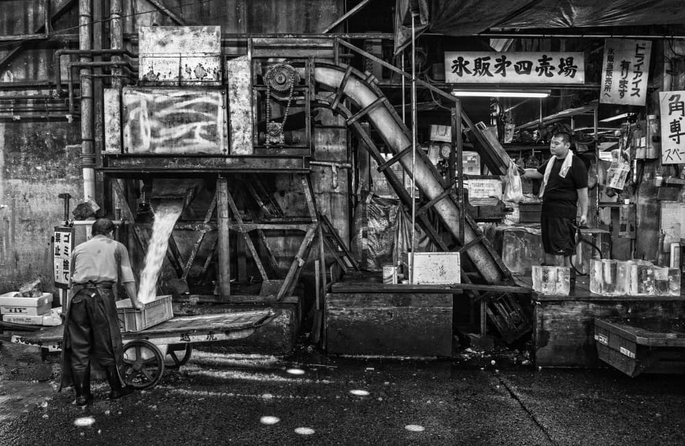 Market Ice Delivery by Joxe Inazio Kuesta Garmendia — canvas wall art
