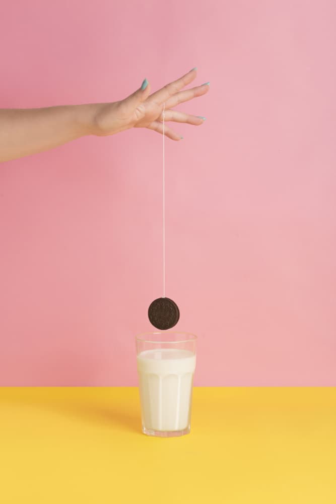 Playful Cookie Dip by Julia Ramiro — canvas wall art