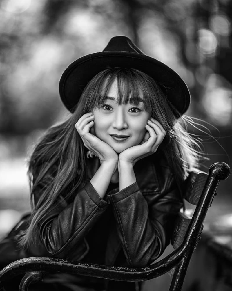 Stylish Woman Portrait by Vasil Nanev — canvas wall art