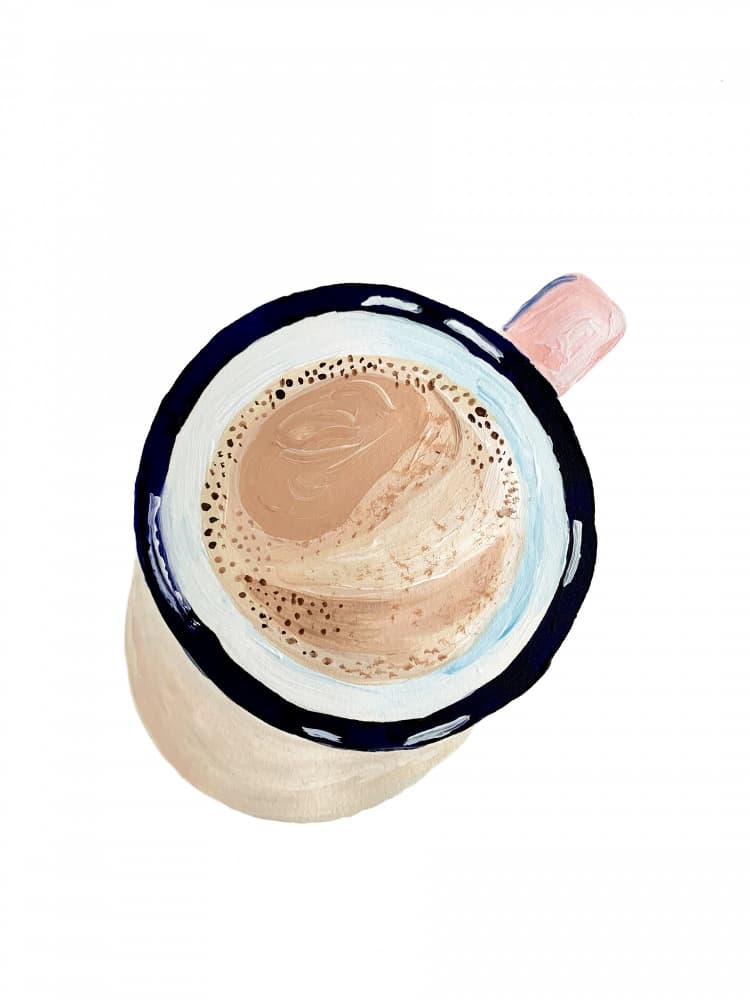 Cozy Coffee Mug by Pauline Wegman | Key and Sea Creative — canvas wall art