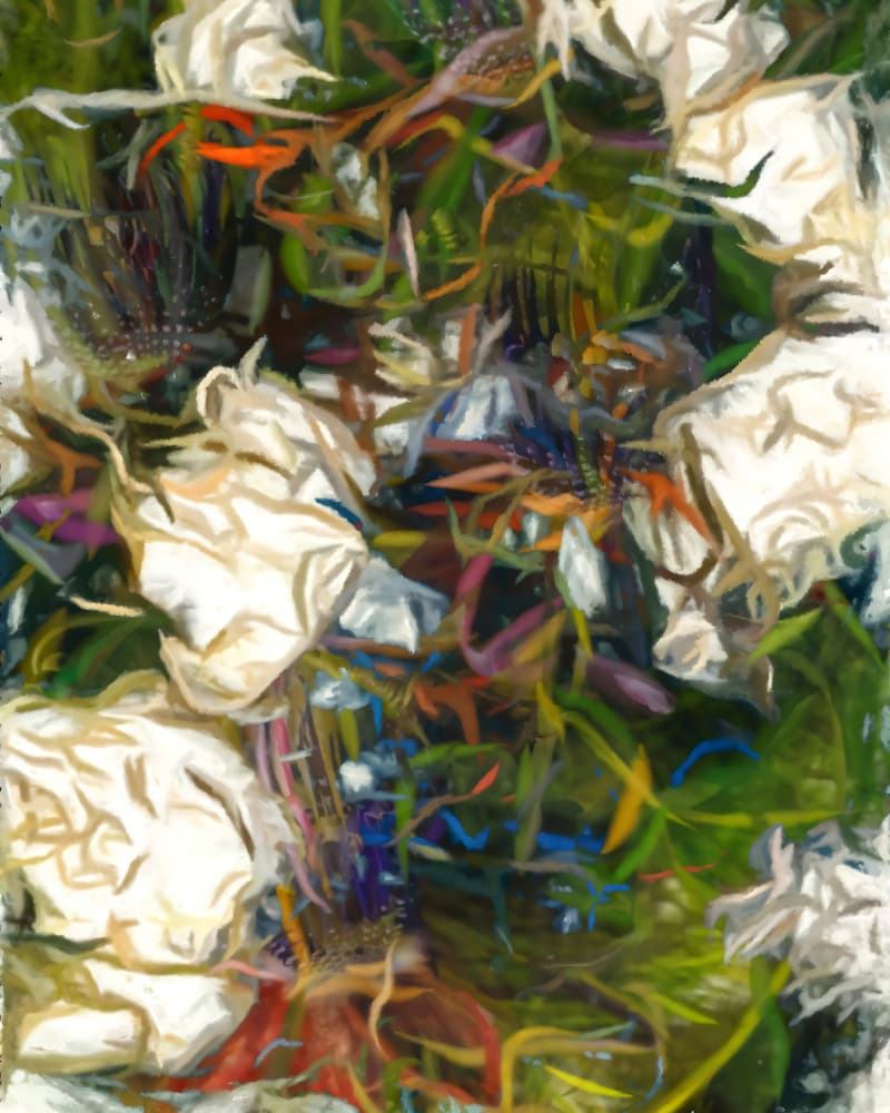 Vibrant Organic Forms by Uma Gokhale — canvas wall art