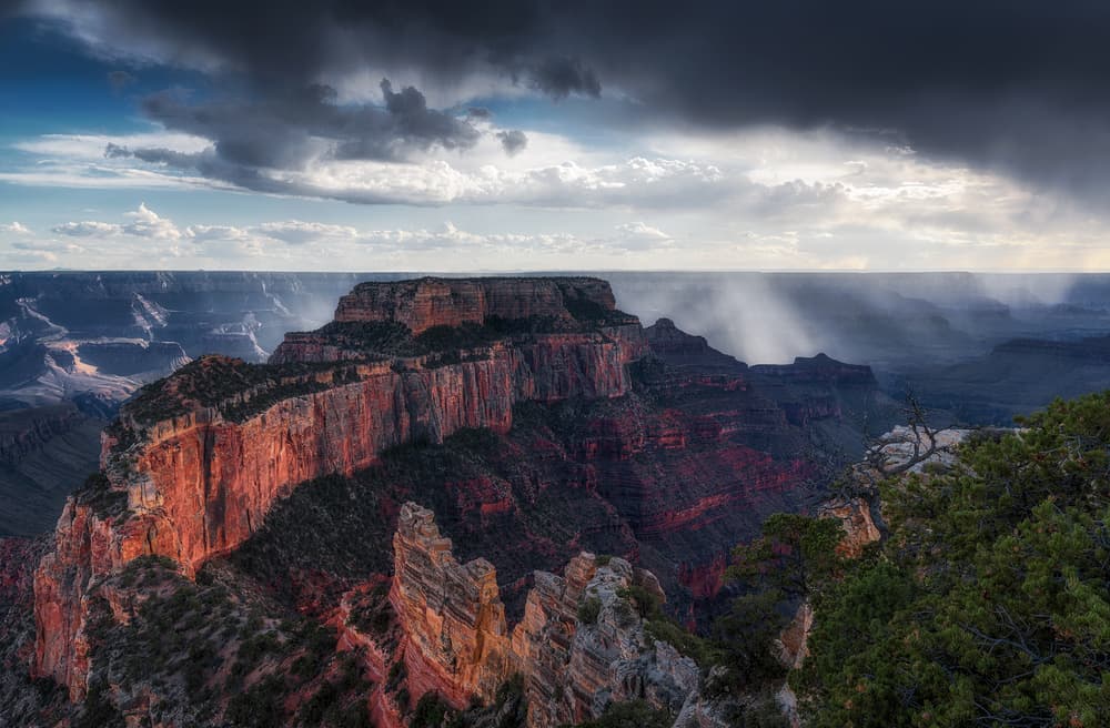 Storm Over Grand Canyon by Aidong Ning — canvas wall art