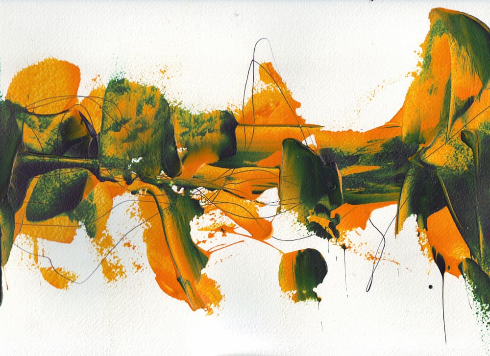 Vibrant Abstract Movement by Rafal Kulik — canvas wall art