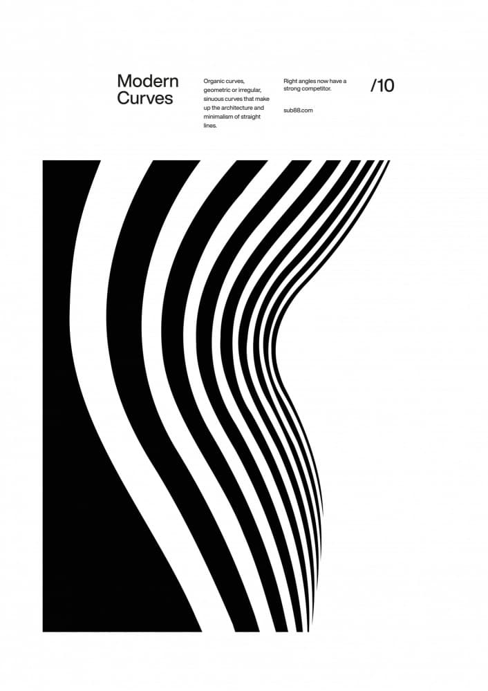 Dynamic Striped Motion by David Vineïs — canvas wall art
