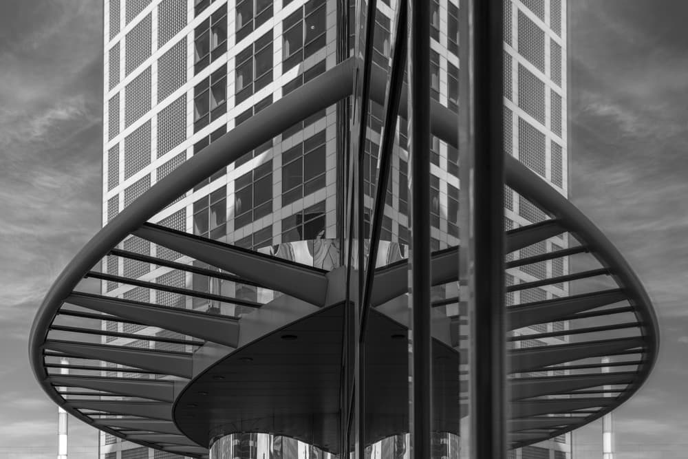 Modern Architectural Curve by Theo Luycx — canvas wall art