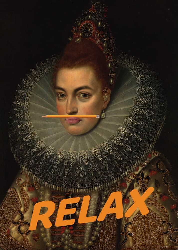 Regal Pencil Relax by The Art Concept — canvas wall art