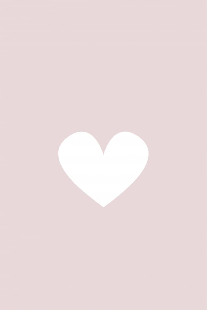 Sweet Pink Heart by Oju Design — canvas wall art