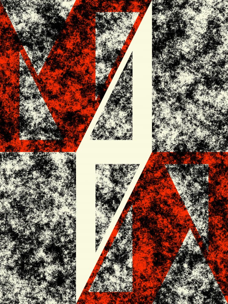 Distressed Geometric Abstract by Petr Strnad — canvas wall art