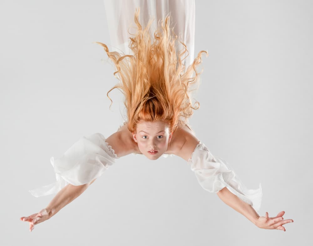 Ethereal Falling Woman by Damian Stopczynski — canvas wall art