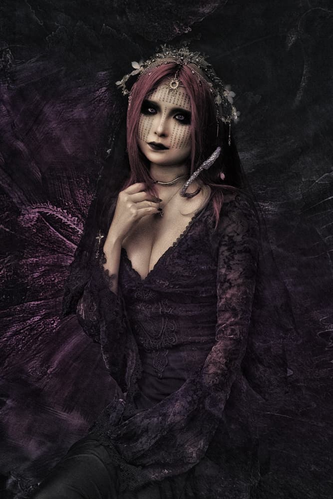 Dark Fantasy Enchantress by KOIKI — canvas wall art