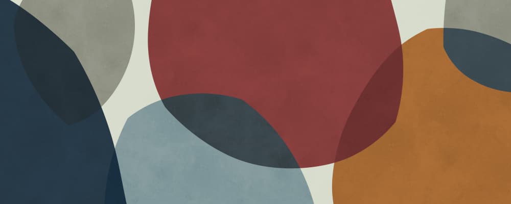 Organic Abstract Shapes by Vitor Costa — canvas wall art